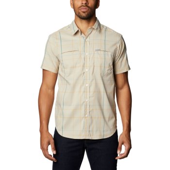 Columbia Muške Košulje - Thirty Mile Ledge Short Sleeve Kaki Boja | WGZA-35967